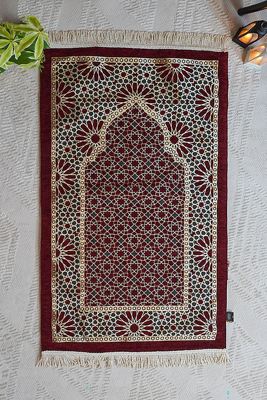 Ultra Janamaz - Foldable Travel Prayer Mat - Red