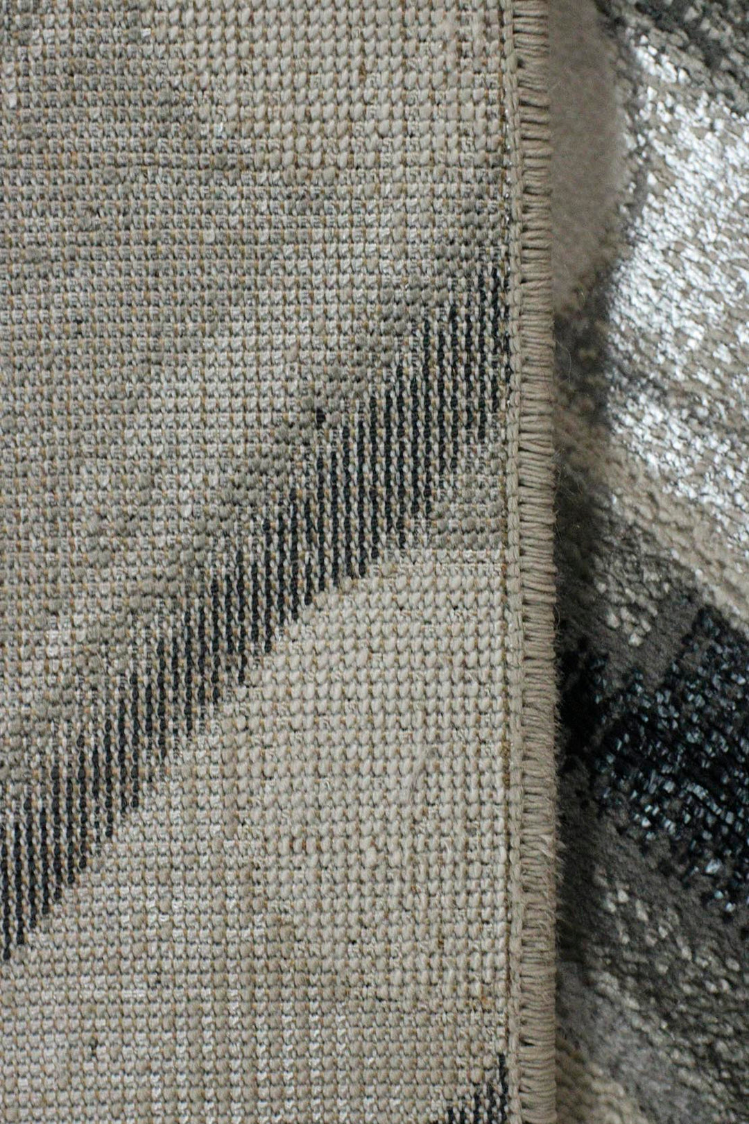 Turkish Modern Festival 1 Rug - 5.2 x 7.5 FT - Gray - Sleek and Minimalist for Chic Interiors