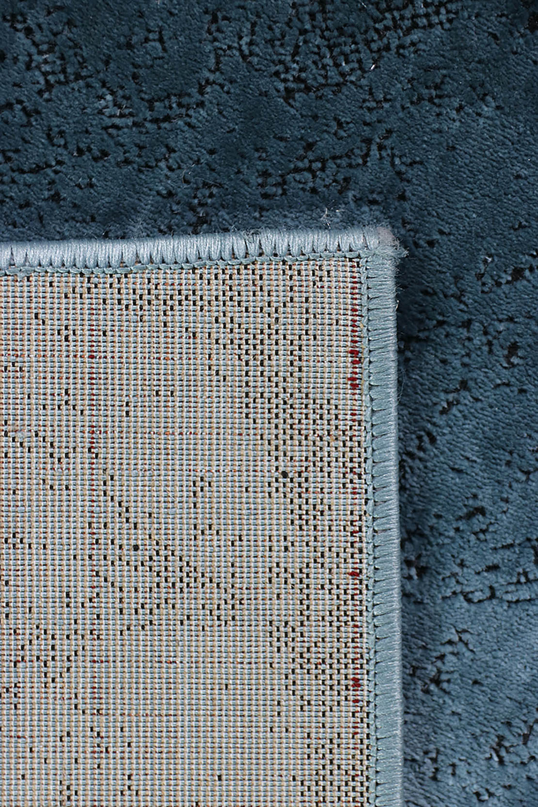 Infinity Rug  (U556A)  LBLUE/SHRBLACK - 3 x 4.5 FT - Soft, Durable, and Easy to Clean