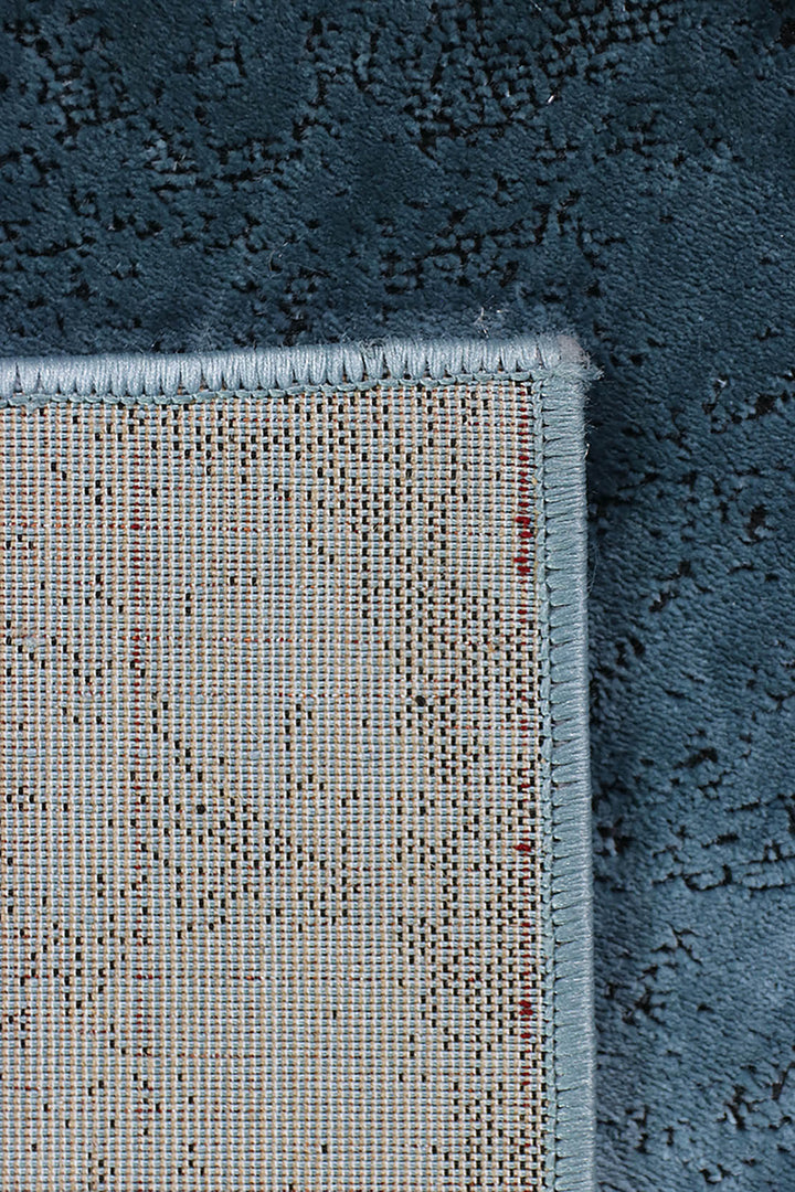 Infinity Rug  (U556A)  LBLUE/SHRBLACK - 3 x 4.5 FT - Soft, Durable, and Easy to Clean