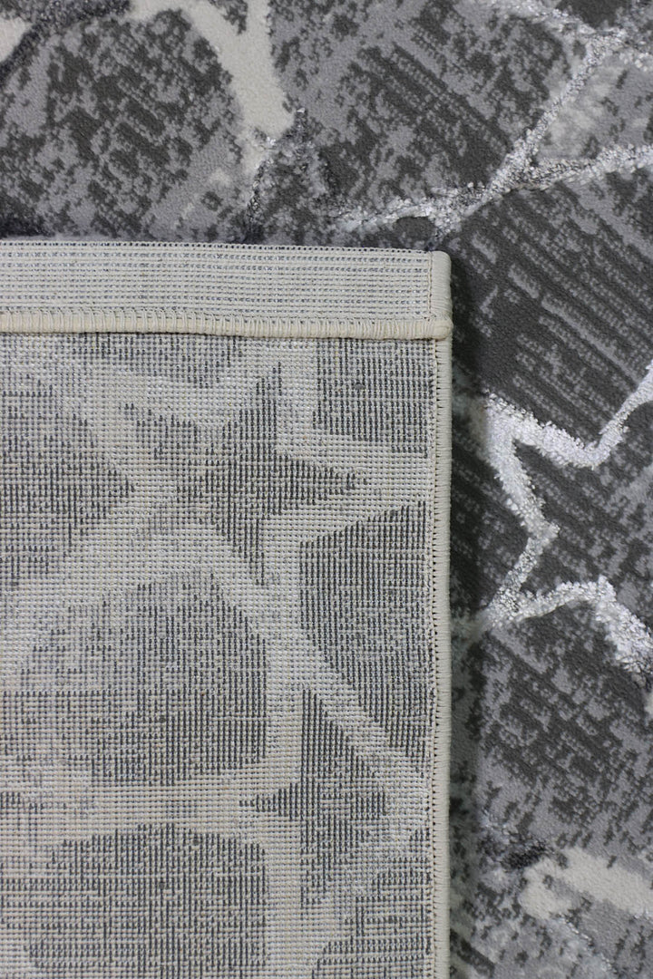 Turkish Modern Festival 1 Rug - 5.2 x 7.5 Ft - Gray - Superior Comfort, Modern Style Accent Rugs