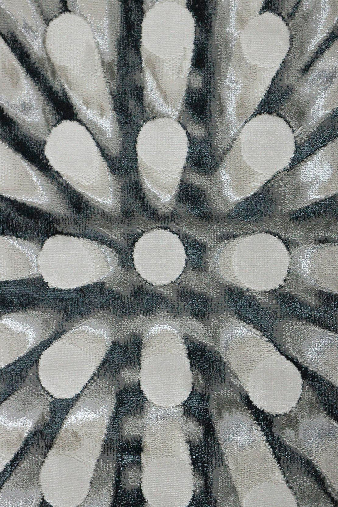 Turkish Modern Festival 1 Rug - 5.2 x 7.5 FT - Gray - Sleek and Minimalist for Chic Interiors