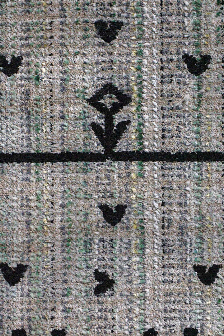 Turkish Modern Festival-1 Rug - 6.5 x 13.6 FT - Gray - Sleek and Minimalist for Chic Interiors