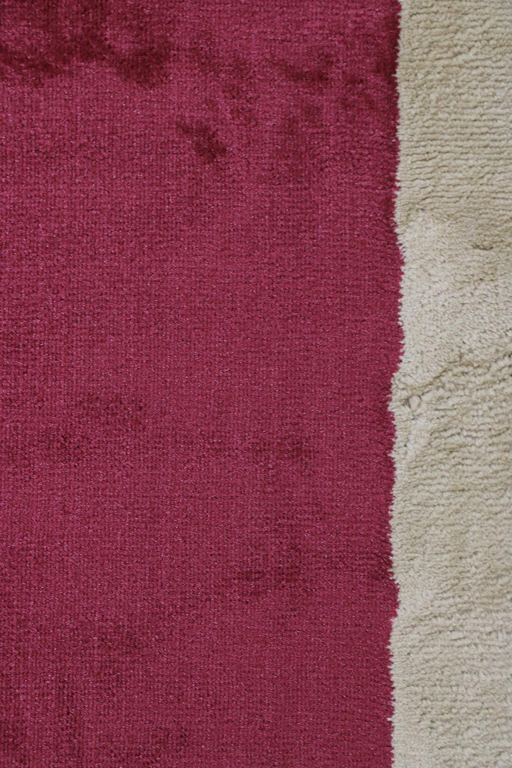 Turkish Modern  Festival Wd Rug  - 3.2 x 6.5 FT - Red -  Luxurious Woven Masterpiece 50% Off!
