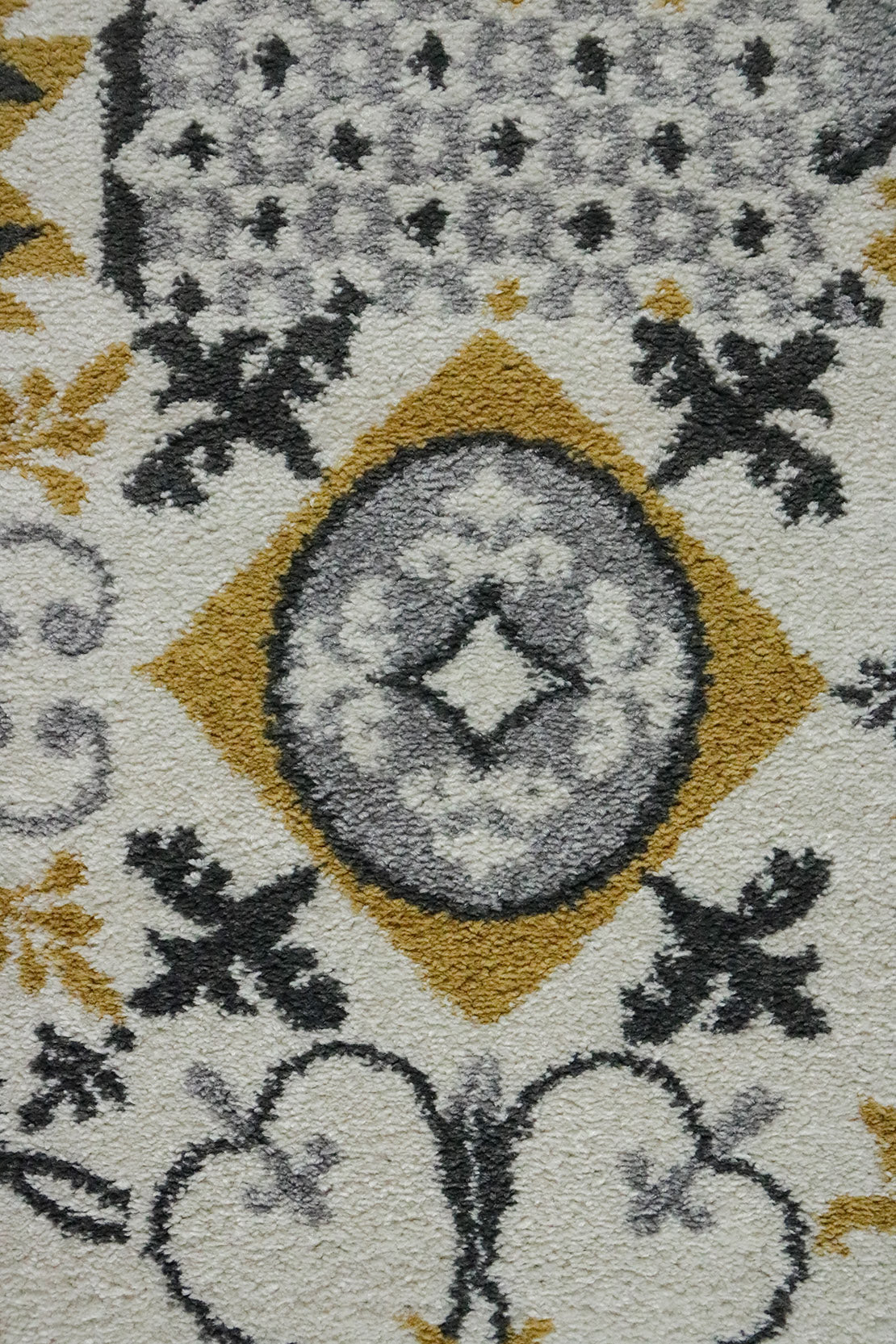 Turkish Modern Festival WD Rug - 3.9 x 5.5 FT - Cream and Yellow -  Superior Comfort, Modern Style Accent Rugs
