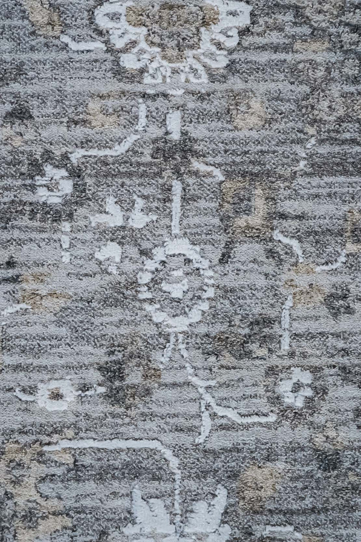 Turkish Modern <strong>Woolly</strong> - 1 Rug - Gray