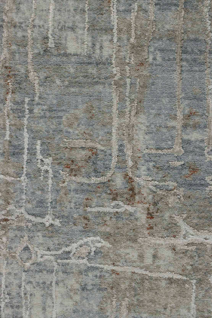 Turkish Modern Festival Viscose Rug - 3.9 x 5.9 FT - Beige - Sleek and Minimalist for Chic Interiors