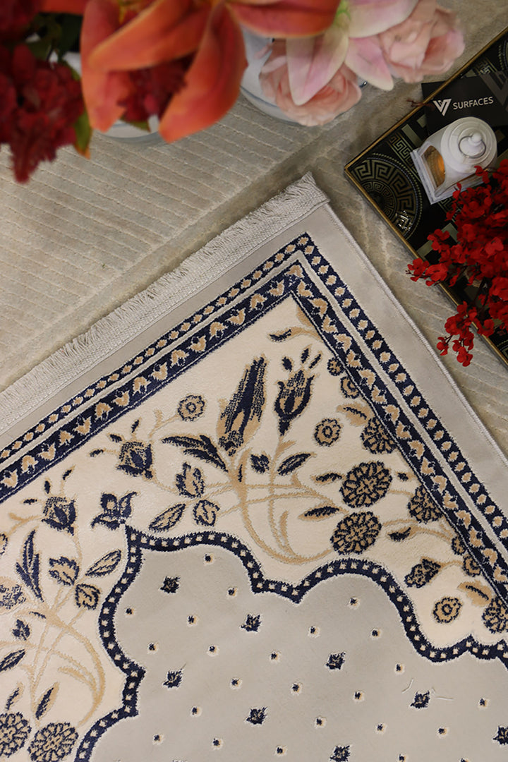 Turkish Bamboo Sajjadeh  Janamaz - 2.6 x 3.9 FT - Gray