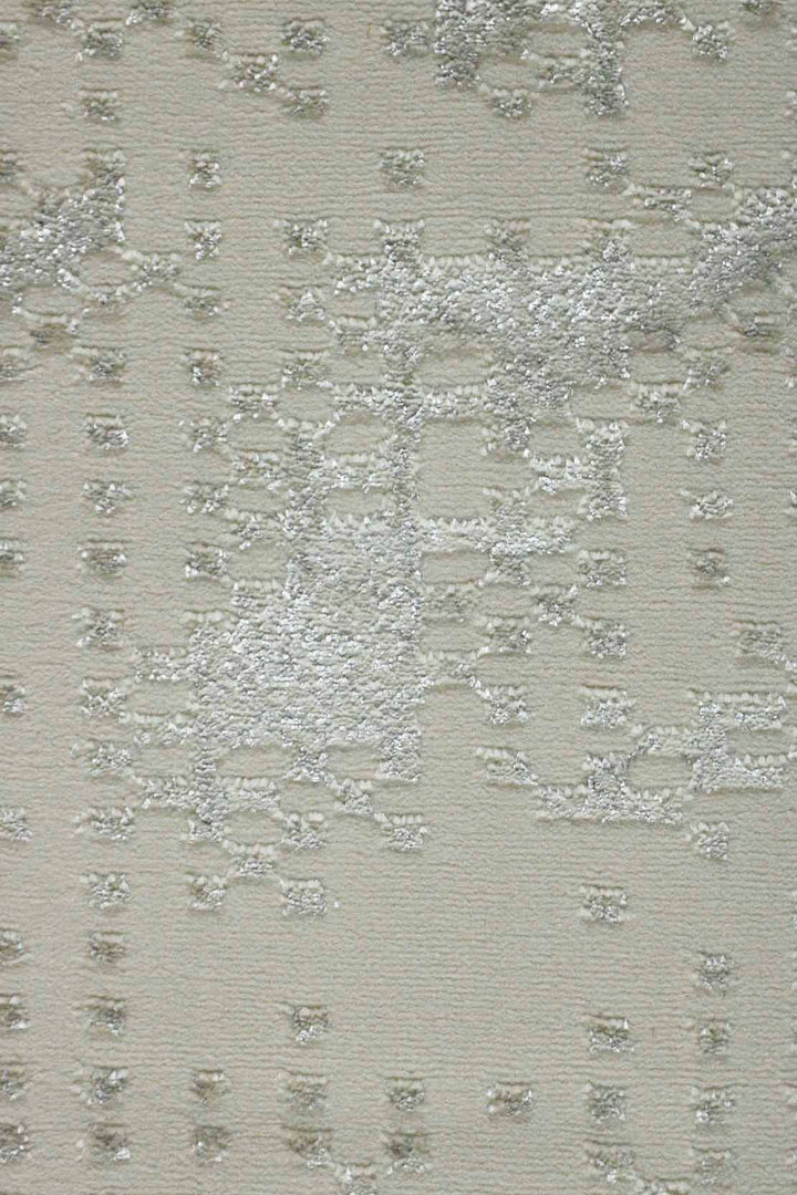 Turkish Anatolia Rug - 6.5 x 9.5 FT - Cream - Sleek and Minimalist for Chic Interiors