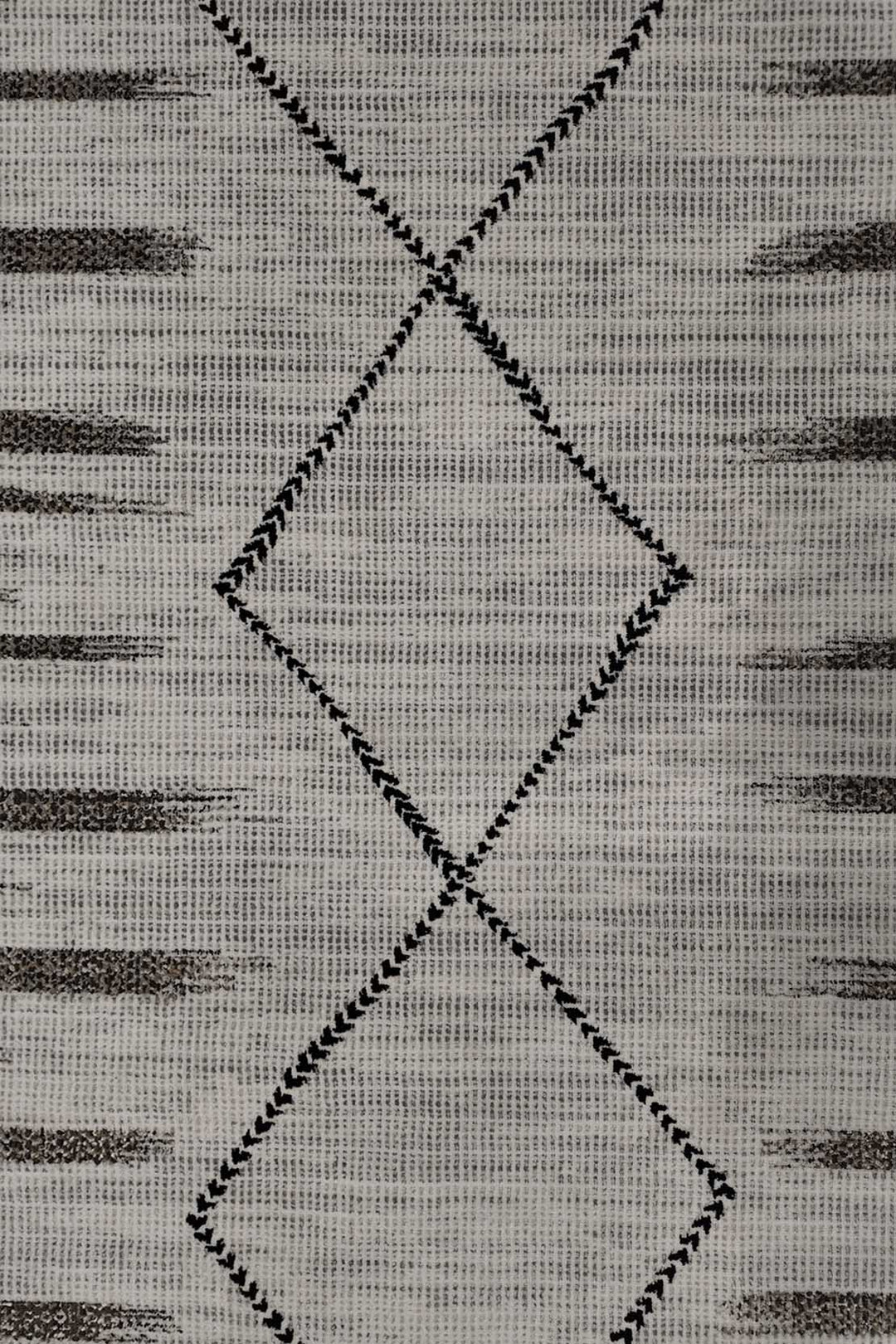 Turkish Modern - Festival-Wd Rug  - 5.2 X 7.5 Ft  - Gray -  Superior Comfort, Modern Style Accent Rug