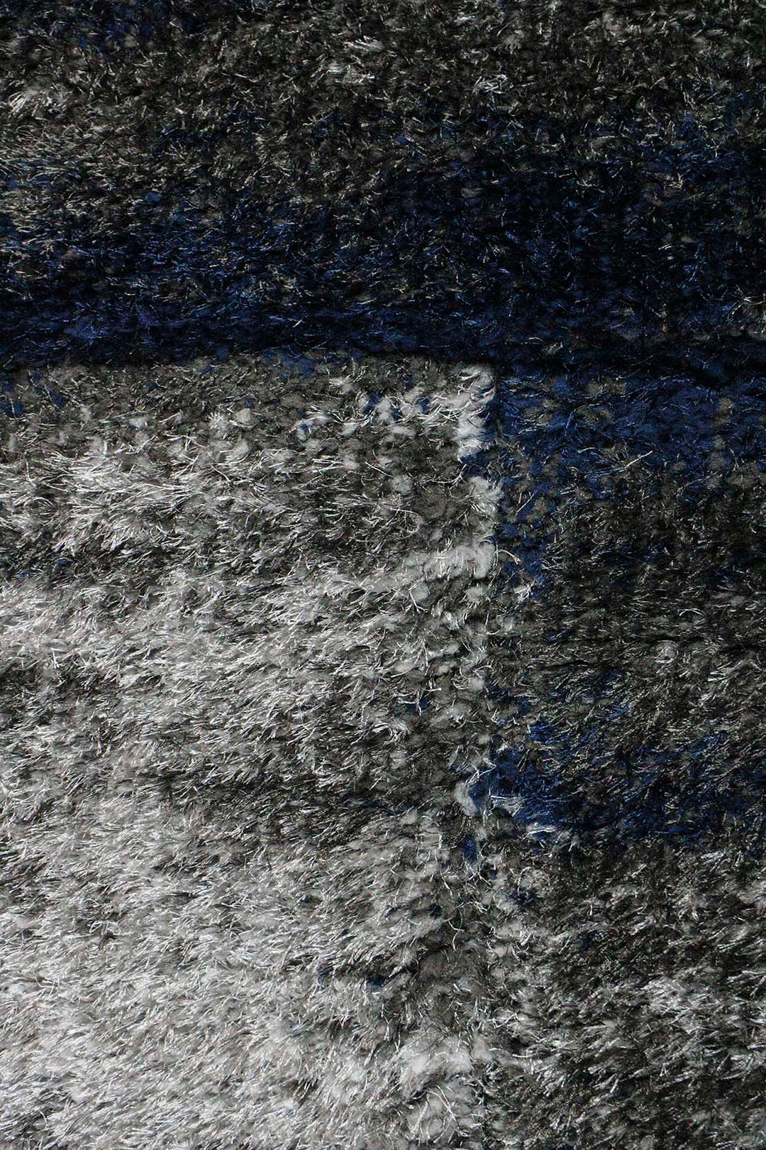 Turkish Shaggy Carlifornia Rug - 3.9 x 5.5 FT - Gray -Fluffy and Durable Floor Rug