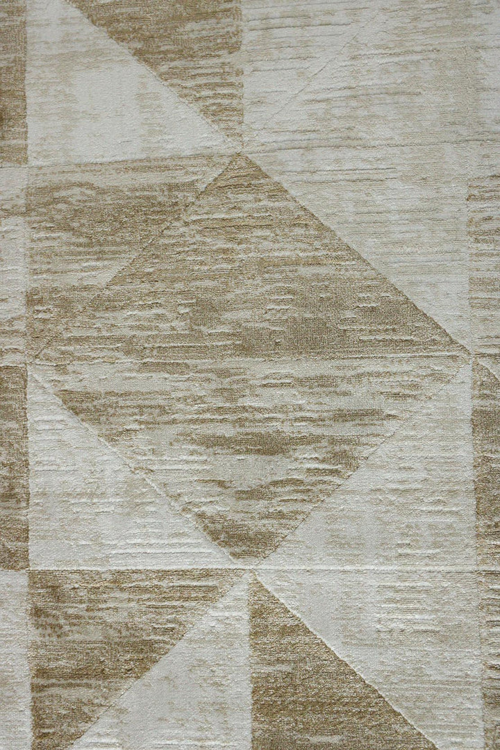 Turkish Modern Festival 1 - 5.2 x 7.5 FT - Cream - Sleek and Minimalist for Chic Interiors