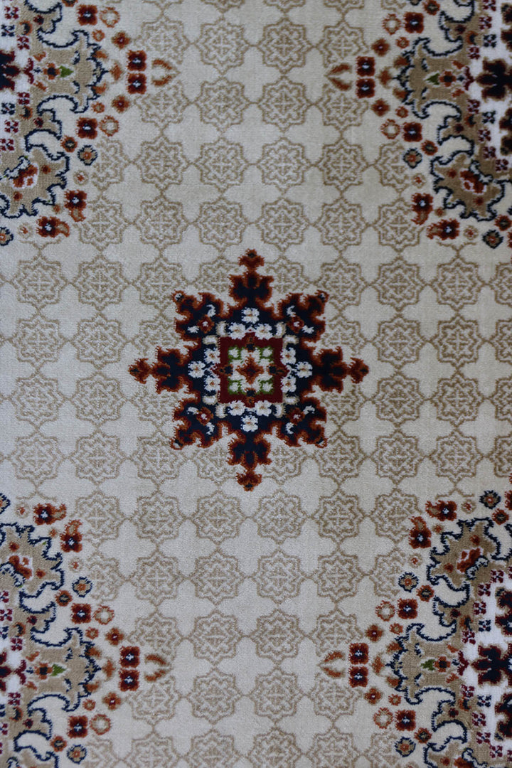 Crystal Rug  (R299B)  BEIGE - 3.25 x 5.5 FT - Soft, Durable, and Easy to Clean