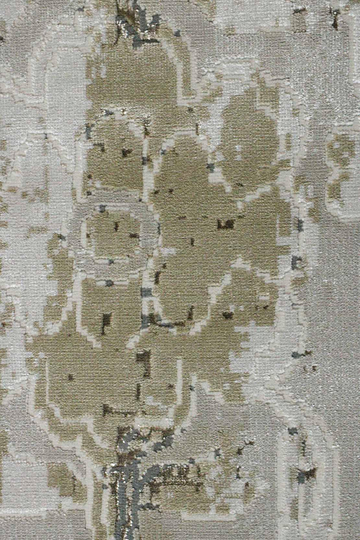 Turkish Modern Festival 1 Rug - 8.0 x 10.9 FT - Gray - Sleek and Minimalist for Chic Interiors