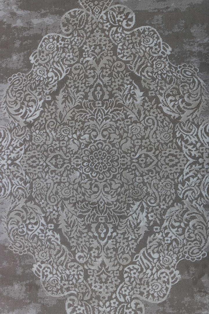 Turkish Modern  Festival Wd Rug  - 5.2 x 9.8 FT - Beige -  Luxurious Woven Masterpiece 50% Off!