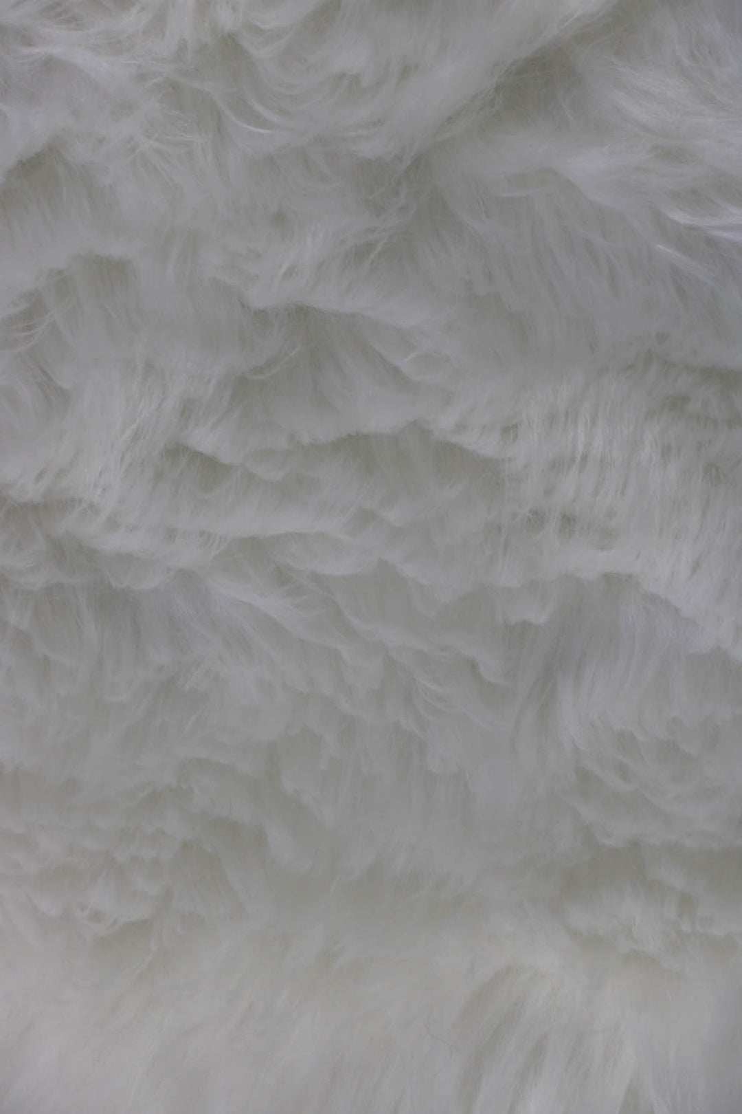 Turkish Cosmos Fur Rug - 3.9 x 3.9 Ft - White - Fluffy Furry Floor Decor Rugs