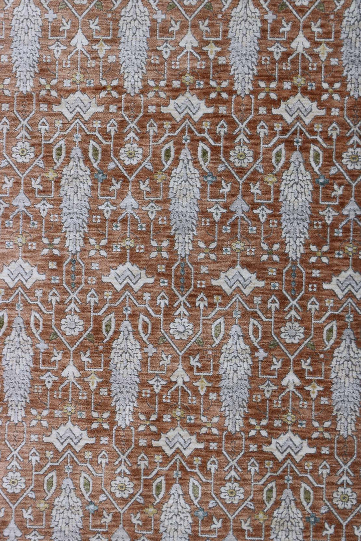 Turkish Modern Festival Plus Rug - 5.2 x 7.5 Ft - Brown - Superior Comfort, Modern Style Accent Rugs