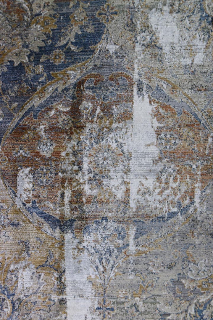 Turkish Modern Festival WD Oval Rug  - 9.1 x 12.4 FT - Cream -  Luxurious Woven Masterpiece 50% Off!