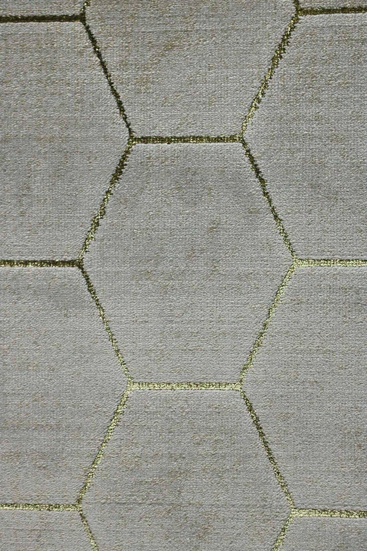 Turkish Modern Festival 1 Rug - 6.5 x 9.5 FT - Gray - Sleek and Minimalist for Chic Interiors