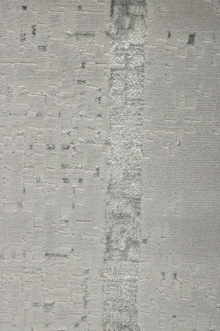 Turkish Modern Festival 1 Rug - 7.8 x 11.8 FT - Gray - Sleek and Minimalist for Chic Interiors