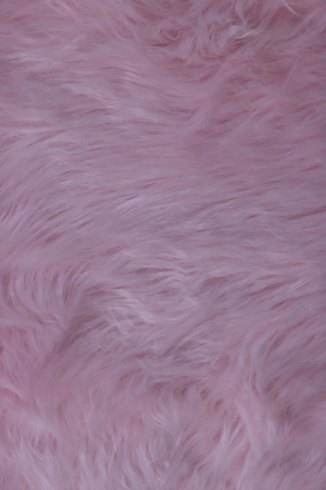 Turkish Cosmos Fur Rug - 3.9 x 5.6 Ft - Pink - Fluffy Furry Floor Decor Rugs