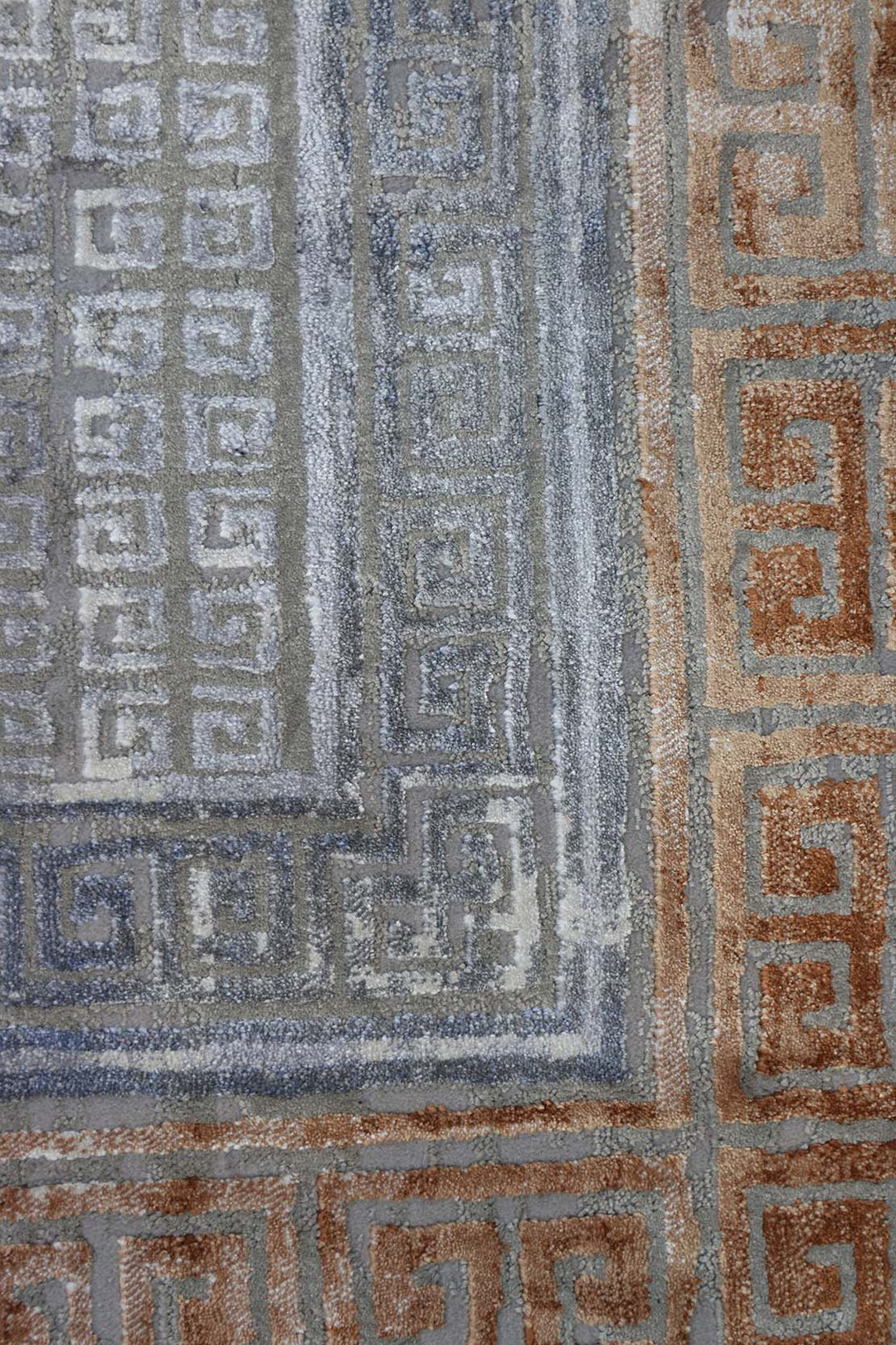 Turkish Modern  Festival Wd Rug  - 6.5 x 12.7 FT - Gray -  Luxurious Woven Masterpiece 50% Off!