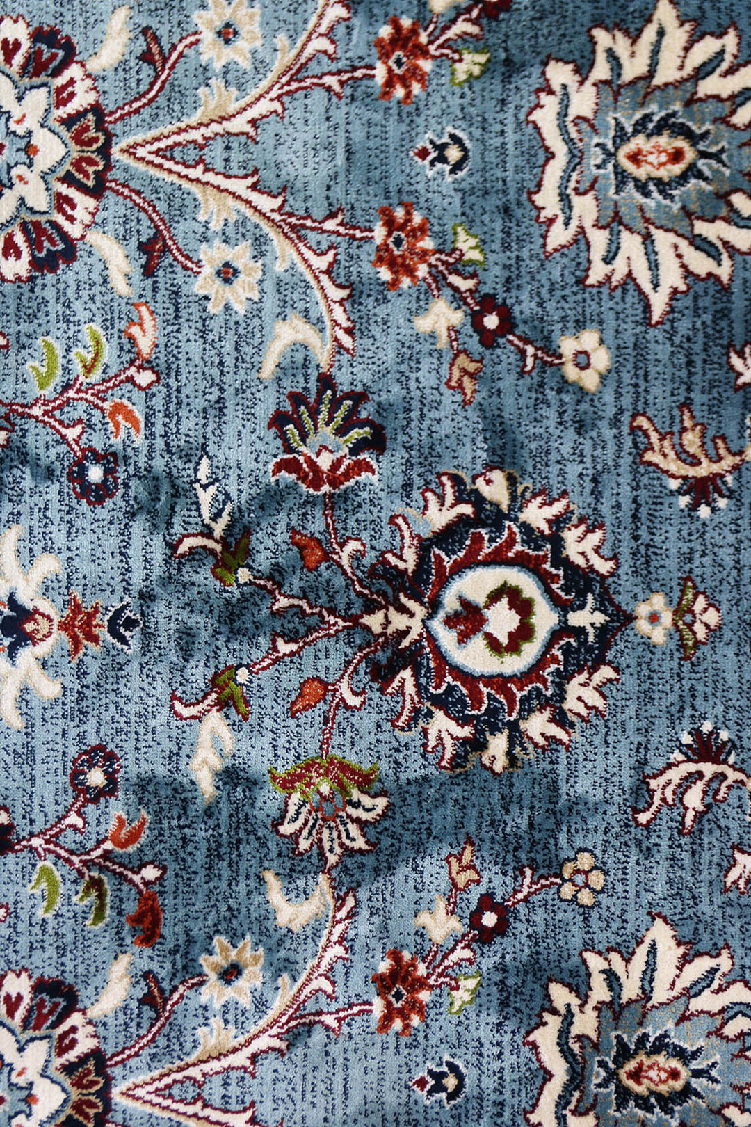 Crystal Rug  (R296A) LBLUE - 3.5 x 6.5 FT - Soft, Durable, and Easy to Clean