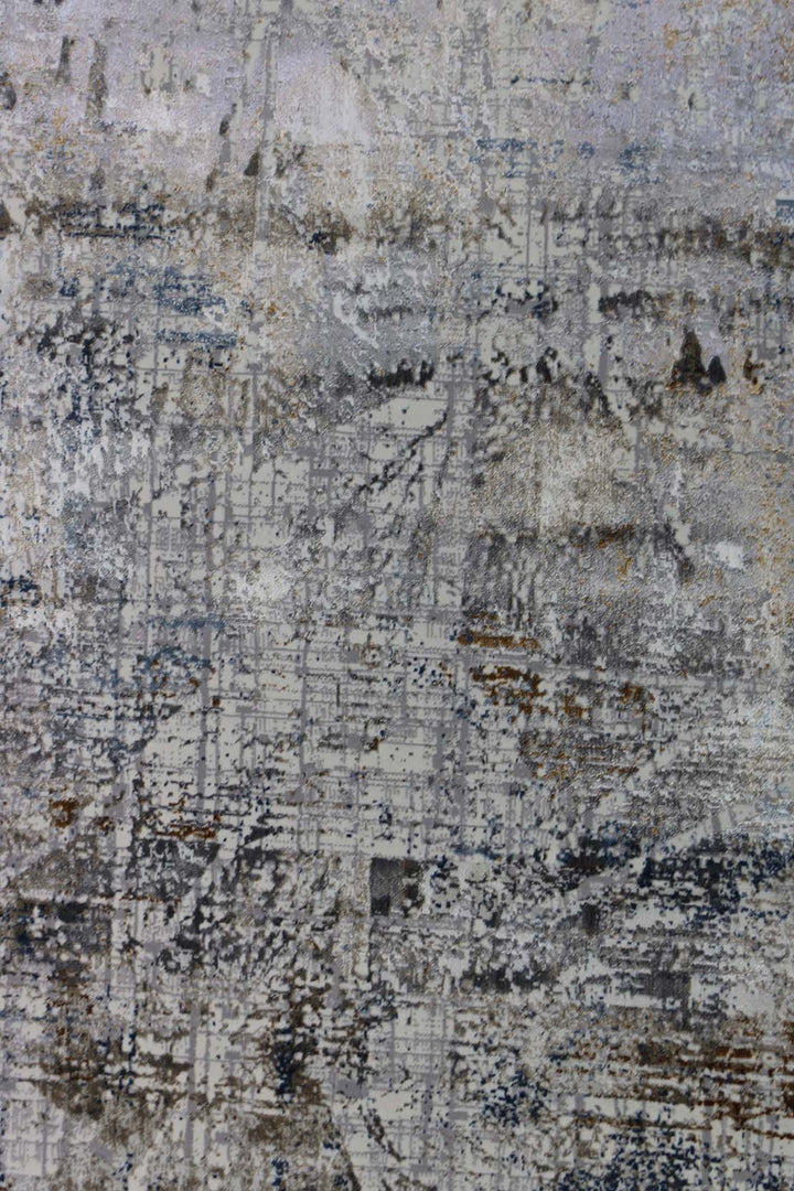 Turkish Modern Alpine Rug - 4.9 x 7.4 Ft - Gray - Superior Comfort, Modern Style Accent Rugs