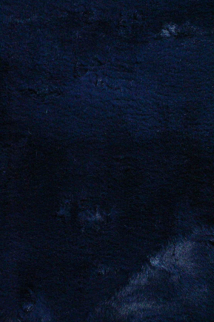 Super Soft Fantasy Shaggy Rug - 5.2 x 7.5 FT - Navy - Resilient Construction for Long-Lasting Use