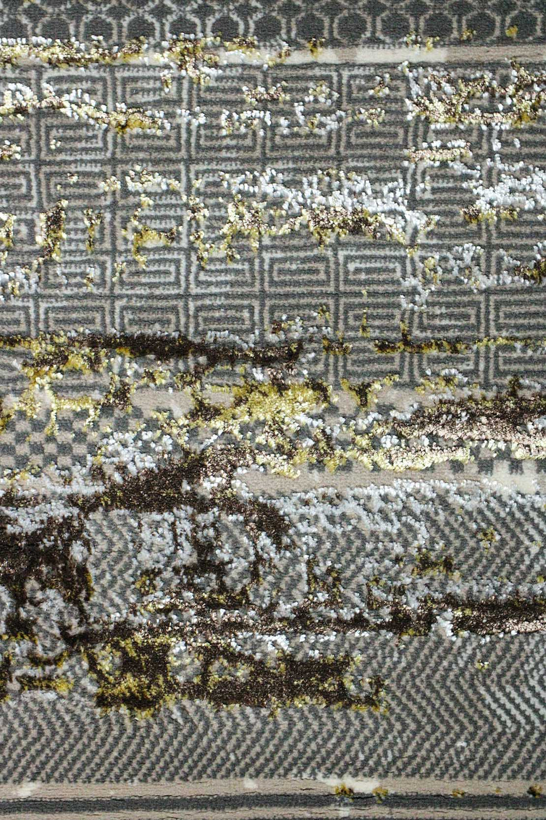 Turkish Matrix Rug - 8.2 x 11.5 FT - Contemporary Abstract Elegance with Premium Quality