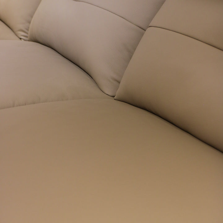Imported Real Leather Recliner Sofa, Model No. 6075