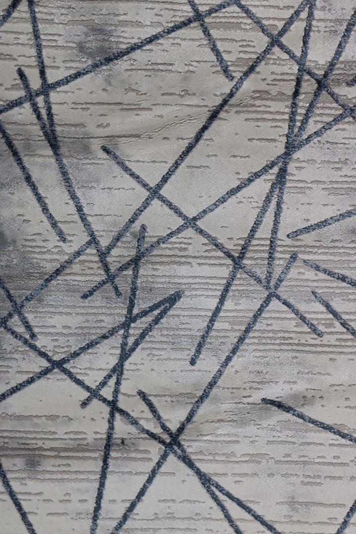 Turkish Modern Festival WD Rug - 3.3 x 7.5 FT - Gray - Luxurious Woven Masterpiece 50% Off!