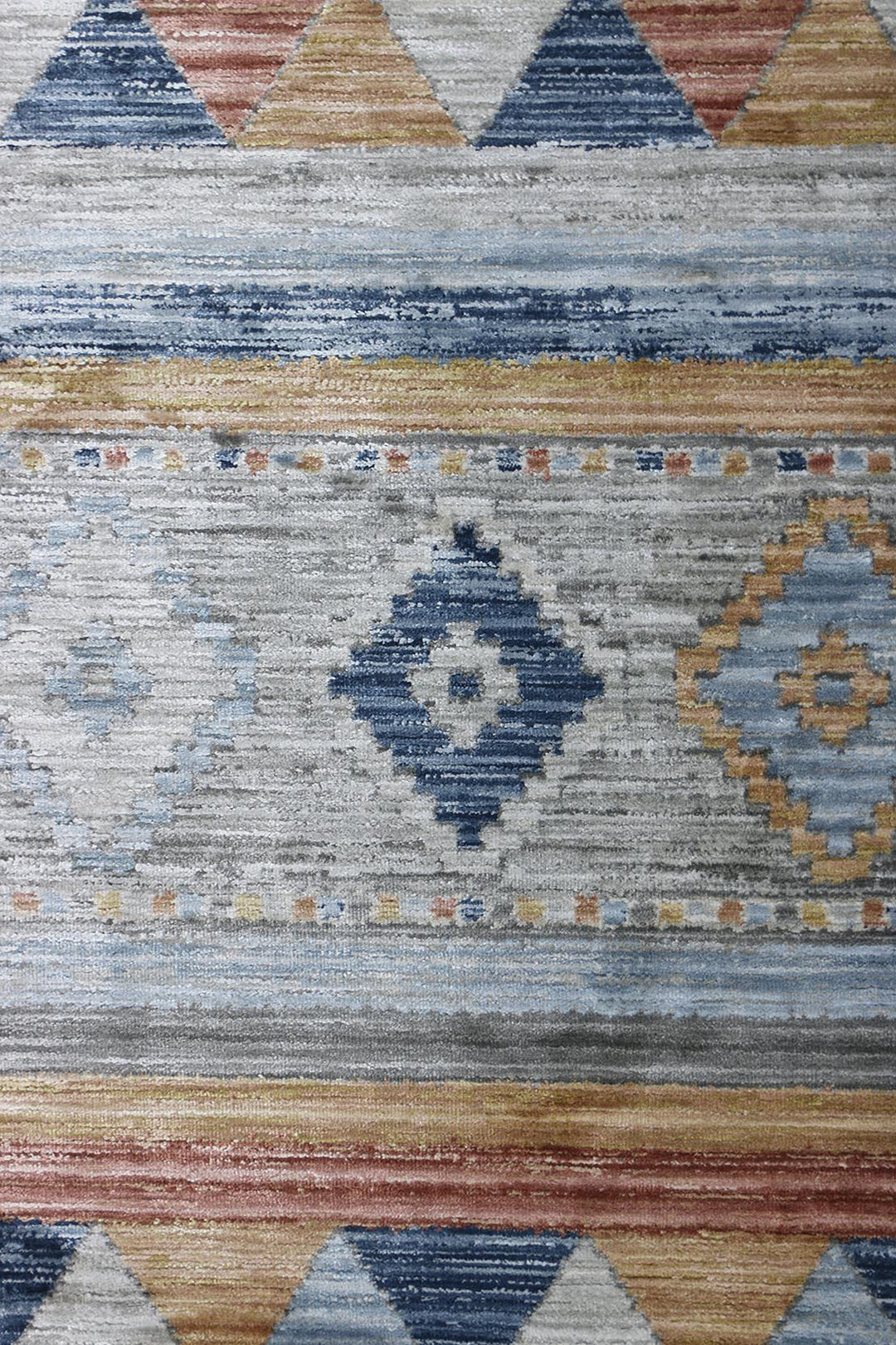 Turkish Modern Festival WD Rug - 5.2 x 8.2 FT - Blue - Luxurious Woven Masterpiece 50% Off!