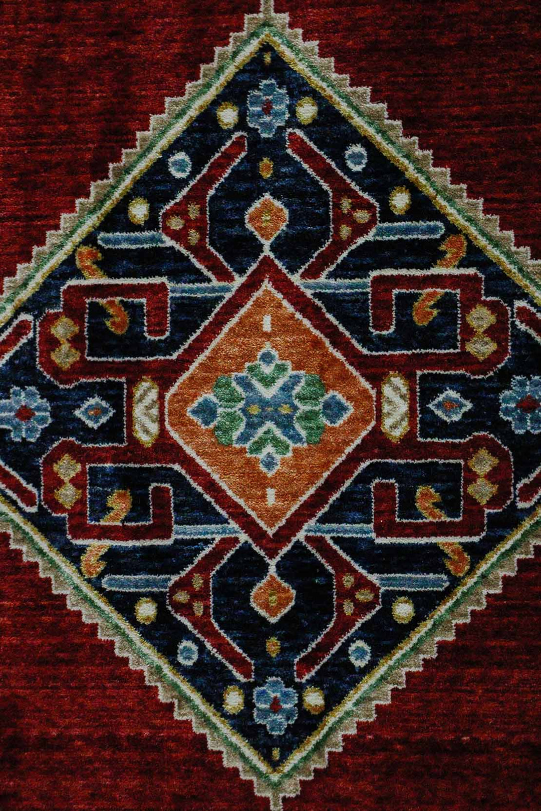Iranian Rhyton Rugs-Wd Rug - 6.5 x 9.8 FT - Red - Resilient Construction for Long-Lasting Use
