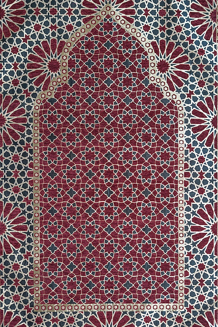 Ultra Janamaz - Foldable Travel Prayer Mat - Red
