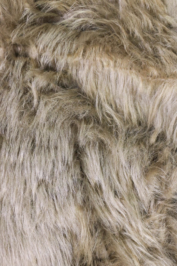 Turkish Cosmos Fur Rug - 2 x 3 Ft - Brown - Fluffy Furry Floor Decor Rugs