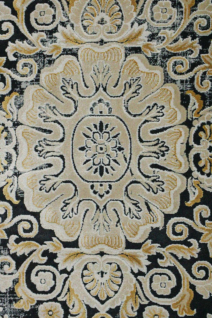 Iranian Authentic Vintage-Wd Rug - 6.5 x 9.8 FT - Gray - Resilient Construction for Long-Lasting Use