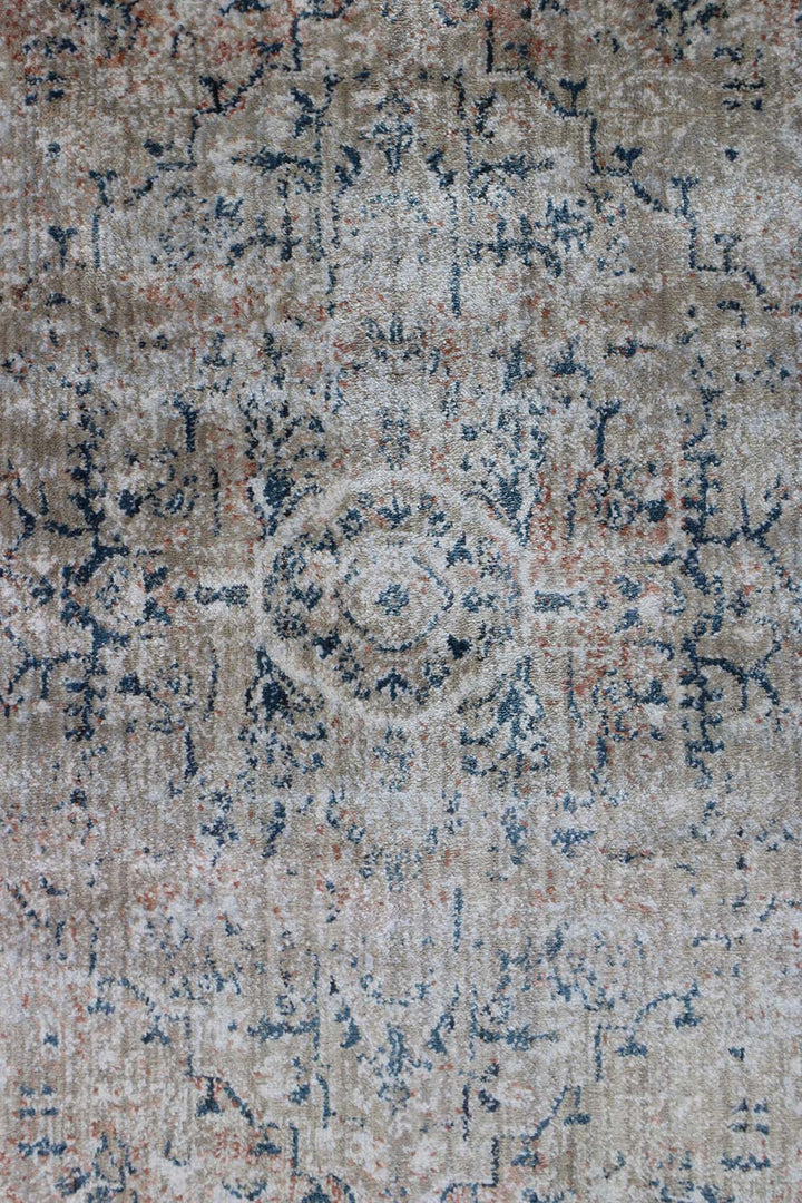 Turkish Modern  Festival Wd Rug  - 2.6 x 3.9 FT - Beige -  Luxurious Woven Masterpiece 50% Off!