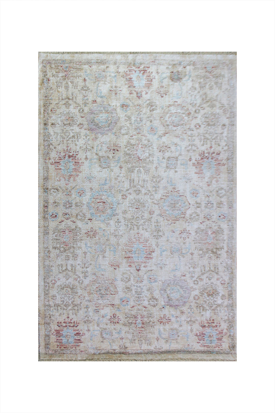 Premium Quality Turkish Antia Rug - 4.9 x 7.1 FT - Resilient Construction for Long-Lasting Use
