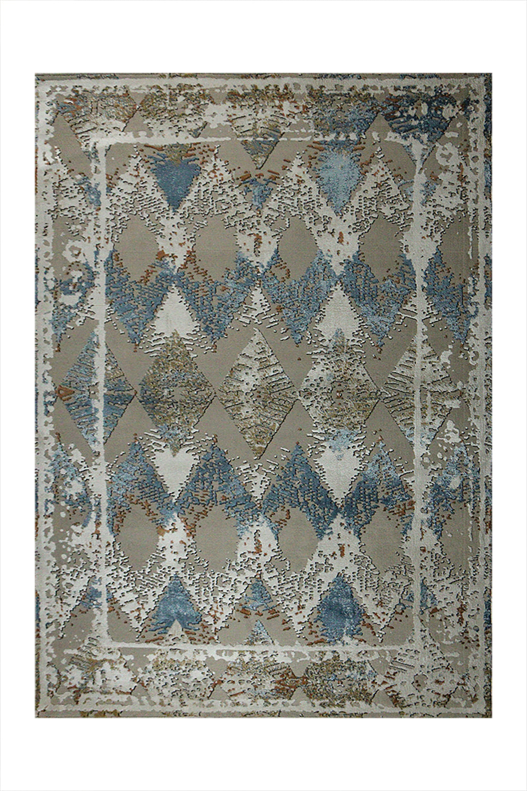 Turkish Modern Festival 1 - 5.2 x 7.5 FT - Beige - Sleek and Minimalist for Chic Interiors