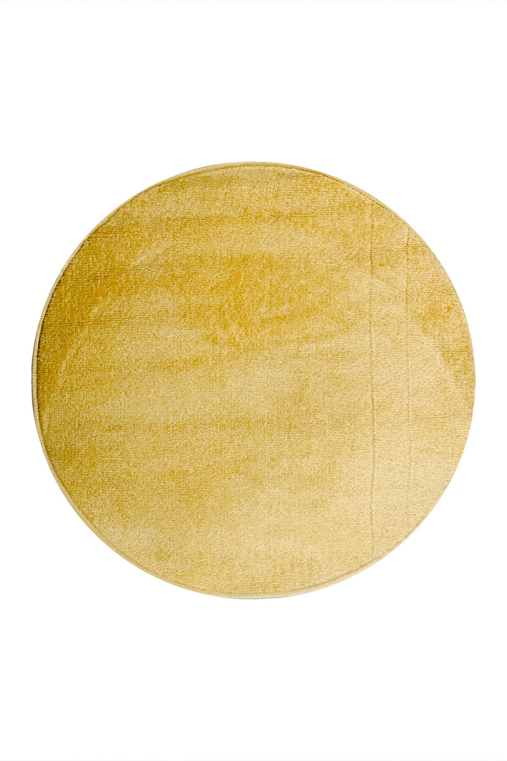Turkish Modern  Festival WD Rug - Yellow - 2.6 x 2.6 FT - Superior Comfort, Modern Style Accent Rug