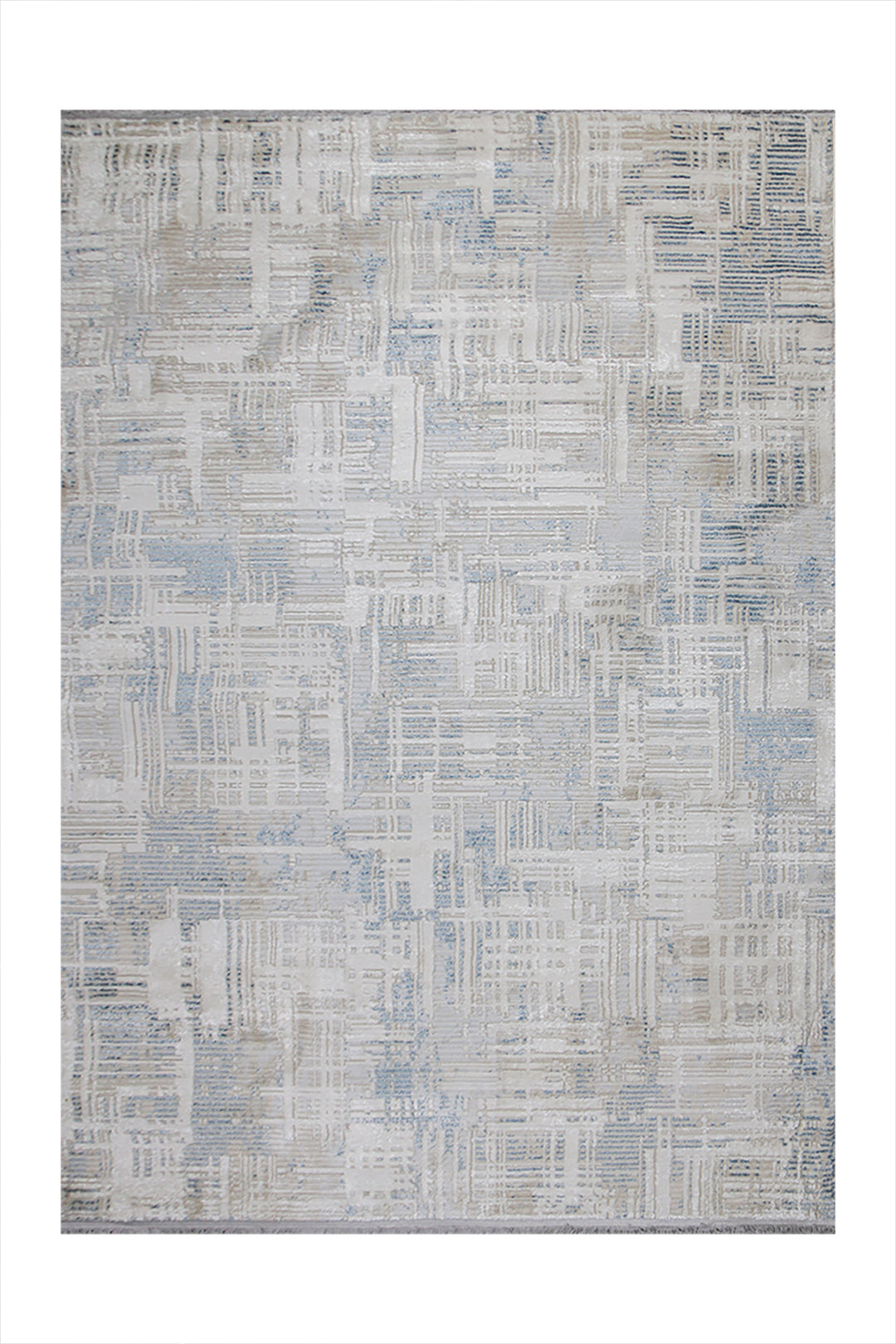 Turkish Modern Festival WD Rug - 5.2 x 6.9 FT - Gray - Luxurious Woven Masterpiece 50% Off!