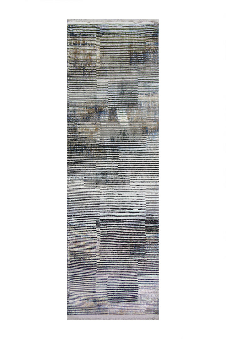 Turkish Modern Alpine Rug - 2.6 x 7.5 FT - Superior Comfort, Modern Style Accent Rugs