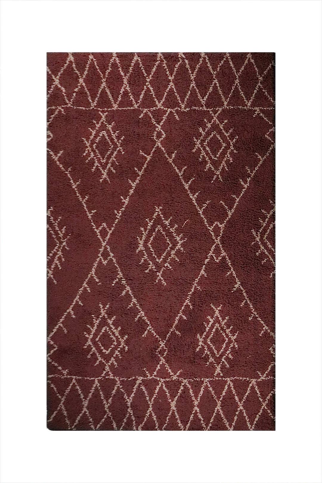 Turkish Modern Festival WD Rug - 5.2 x 7.5 FT - Red- Sleek and Minimalist for Chic Interiors