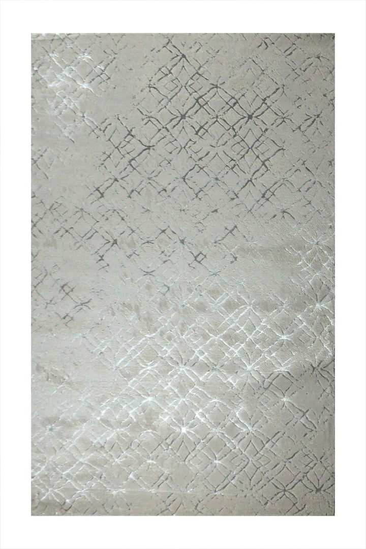 Turkish Modern Festival 1 Rug - 4.9 x 8.0 FT - Gray - Sleek and Minimalist for Chic Interiors