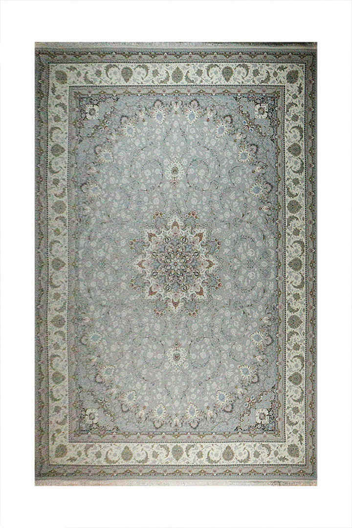 Turkish Modern Authentic 1500 Rug - Silver - 9.8 X 13.1 Ft- Premium Quality Rug