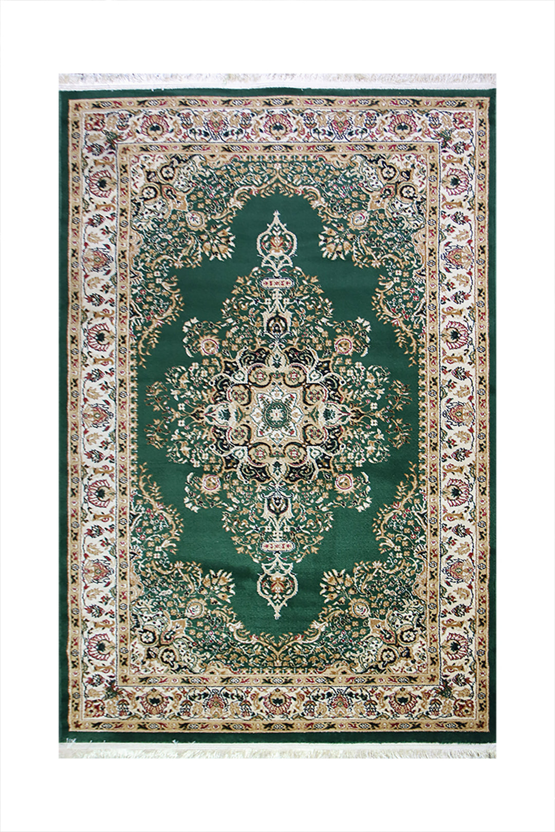 <p>Turkish Modern <strong>Emirfringes Rug</strong>  - beige - 4.9 x 7.3 FT</p>