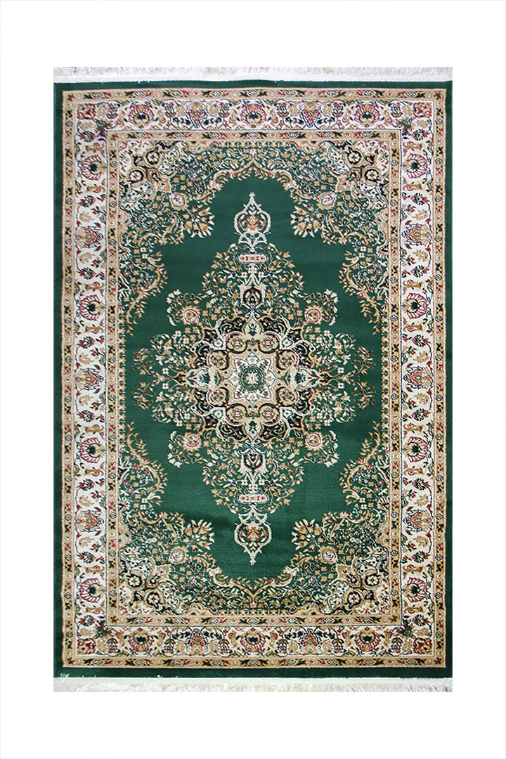<p>Turkish Modern <strong>Emirfringes Rug</strong>  - beige - 4.9 x 7.3 FT</p>