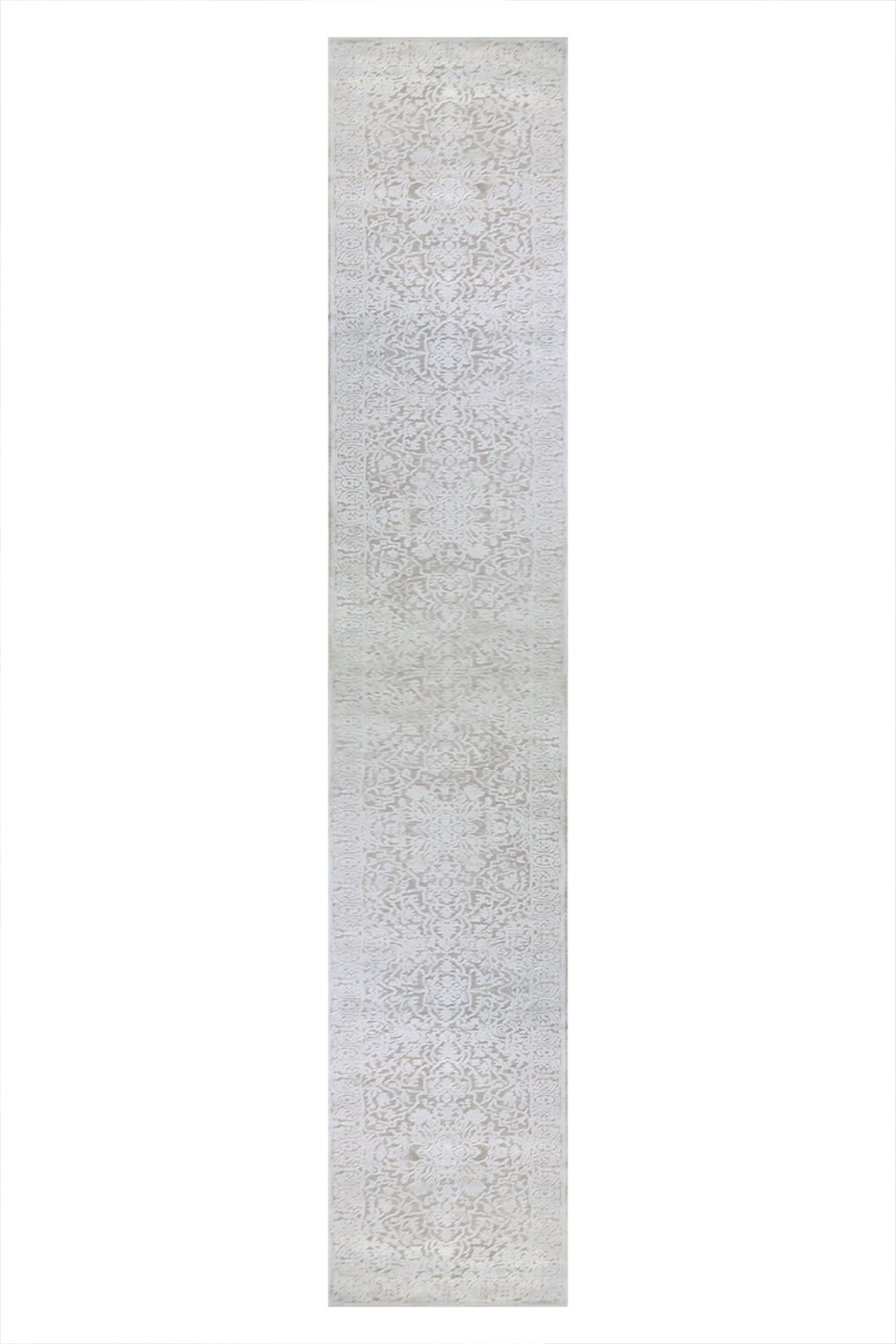 Turkish Modern  Festival Wd Rug  - 2.2 x 20 FT - Beige -  Luxurious Woven Masterpiece 50% Off!