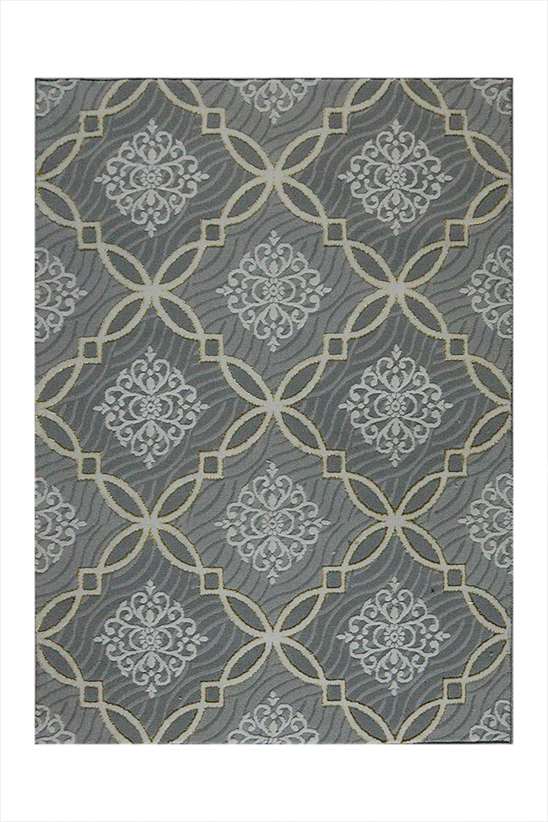 Turkish Modern  Festival 1 Rug - Gray - 3.2 x 4.9 FT - Superior Comfort, Modern Style Accent Rugs